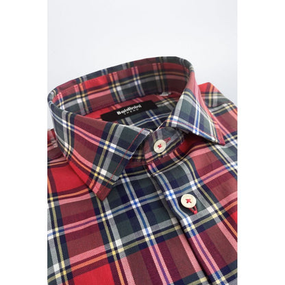 Baldinini Trend Multicolor Cotton Men Shirt