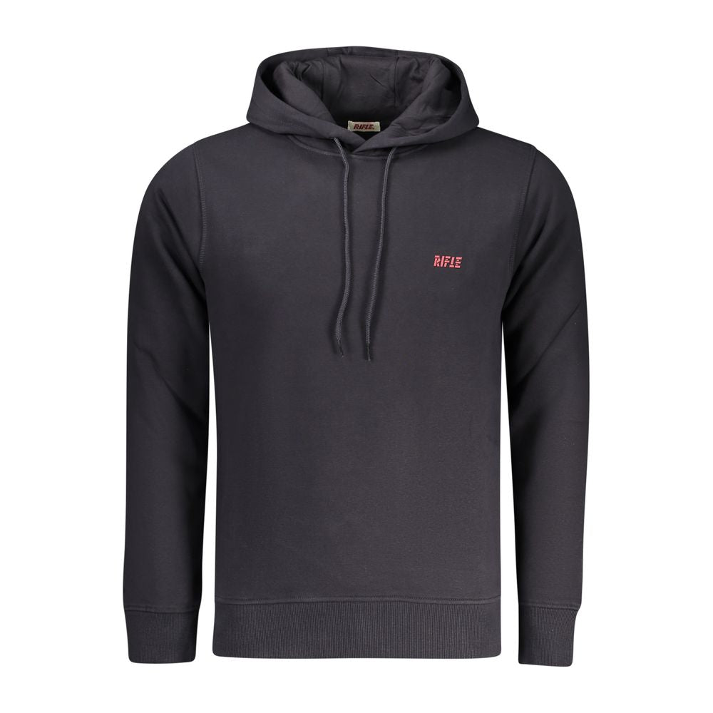 Rifle Blue Cotton Men's Hoodie