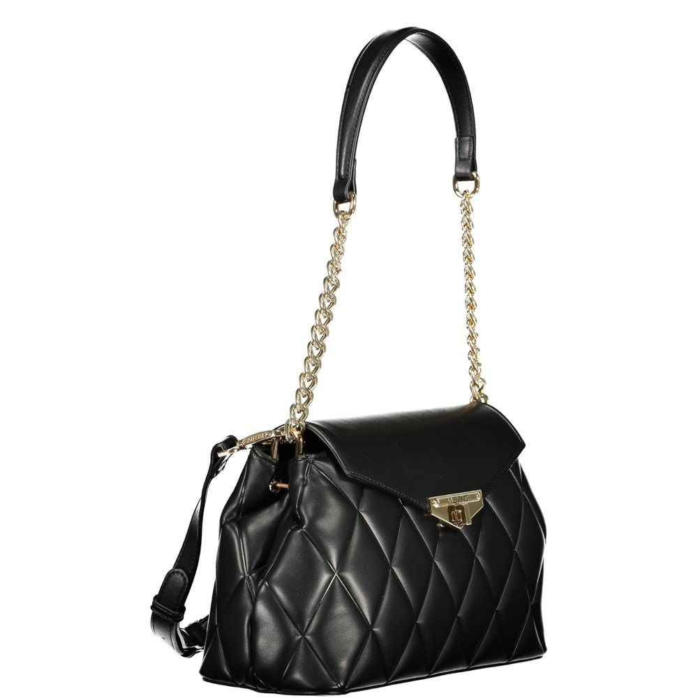 Mario Valentino Nero Polyurethane Women Shoulder Bag