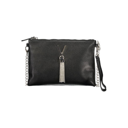 Mario Valentino Black Polyurethane Women's Shoulder Bag