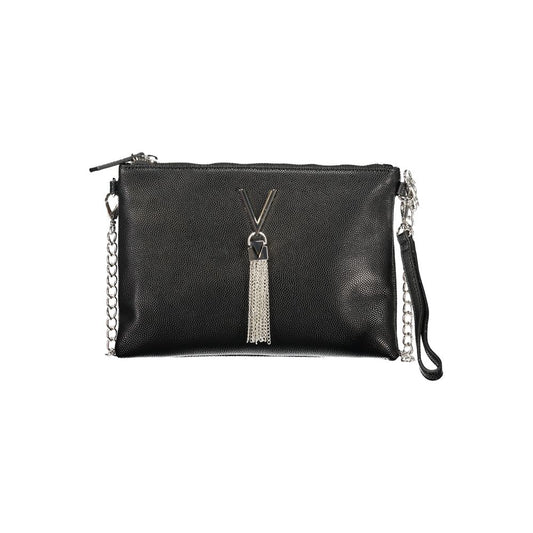 Mario Valentino Black Polyurethane Women's Shoulder Bag