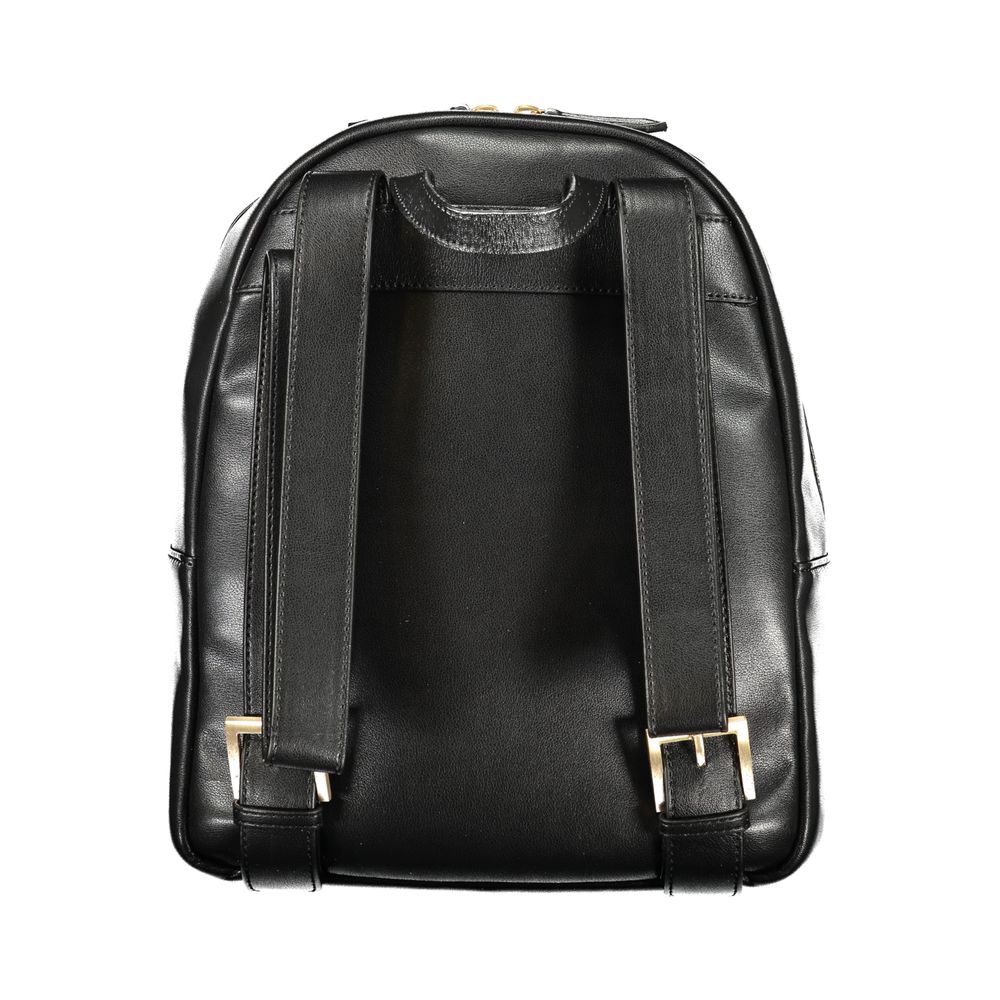 Mario Valentino Nero Poliuretano Women Backpack