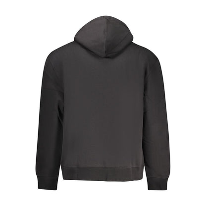 Calvin Klein Black Cotton Men's Hooded Sweatshirt