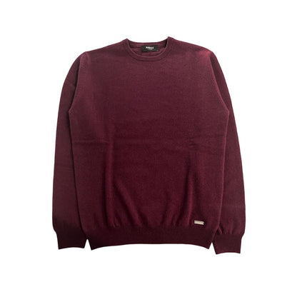 Baldinini Trend Red Cashmere Men Sweater