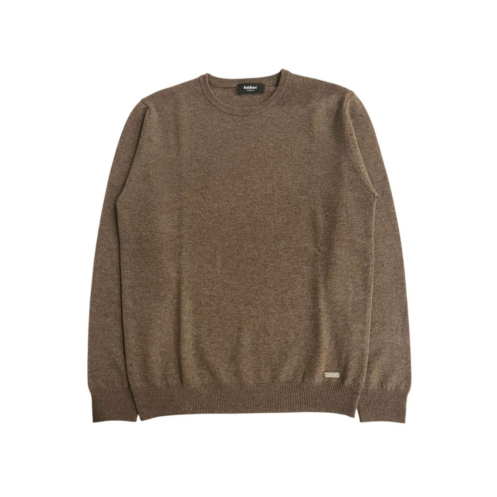 Baldinini Trend Brown Cashmere Men Sweater