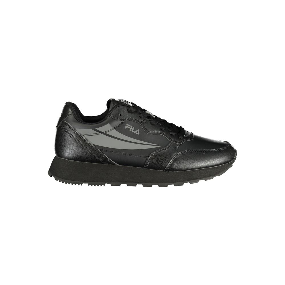 Fila Nero Polyurethane Men Sneakers