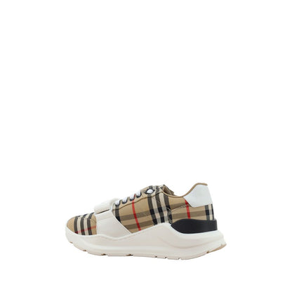 Burberry Beige Rubber Athletic Sneakers
