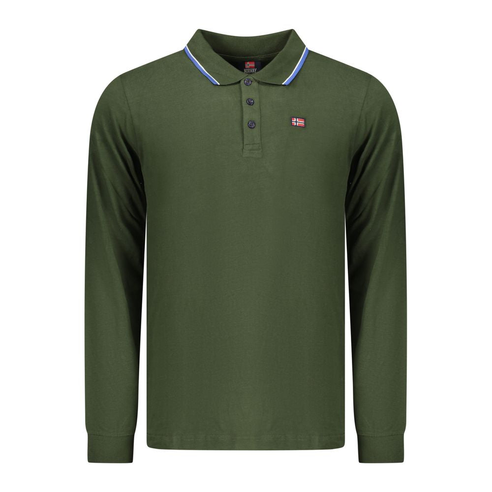 Norway 1963 Verde Cotton Men Polo