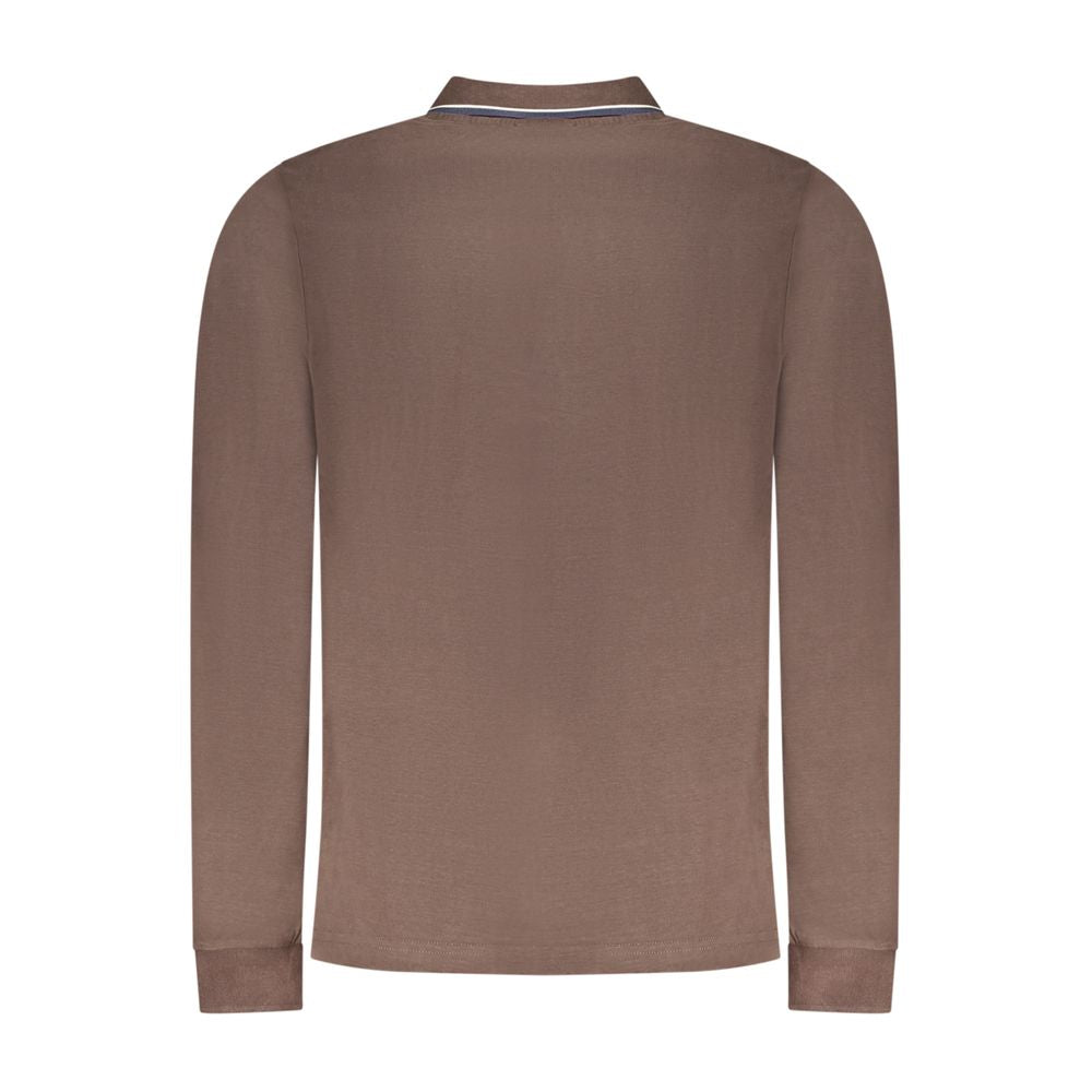 Norway 1963 Marrone Cotton Men Polo-Shirt