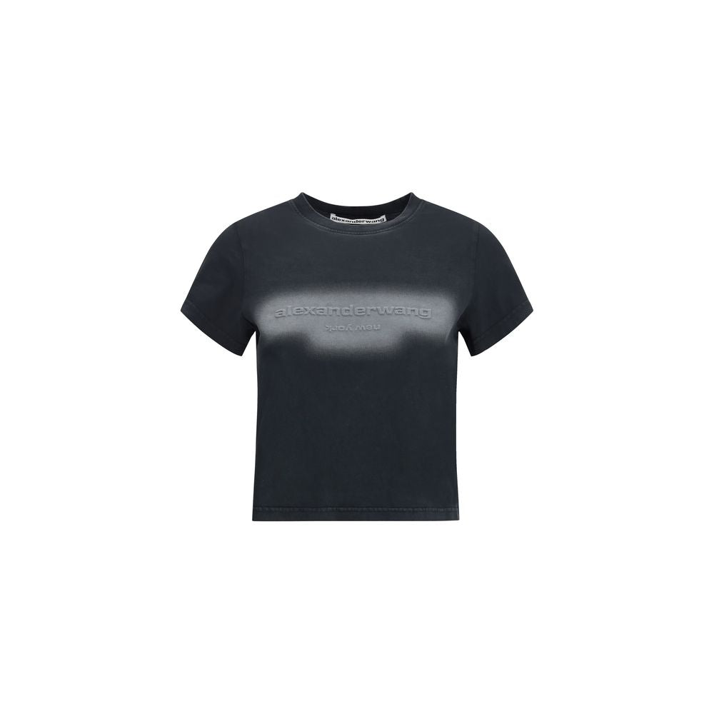 Alexander Wang Black Cotton T-Shirt