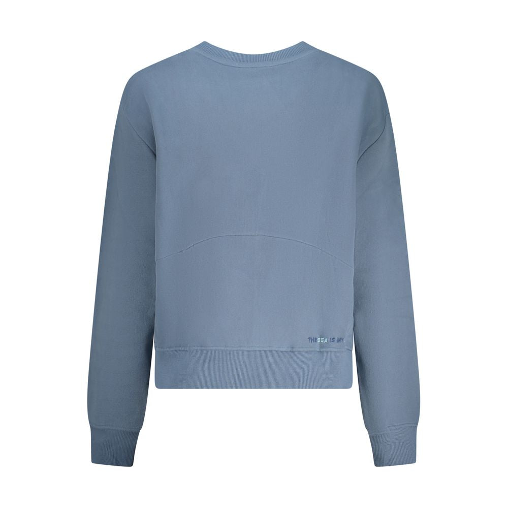 North Sails Blue Cotton Women Sweater