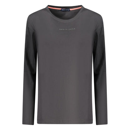 North Sails Black Cotton Women T-Shirt