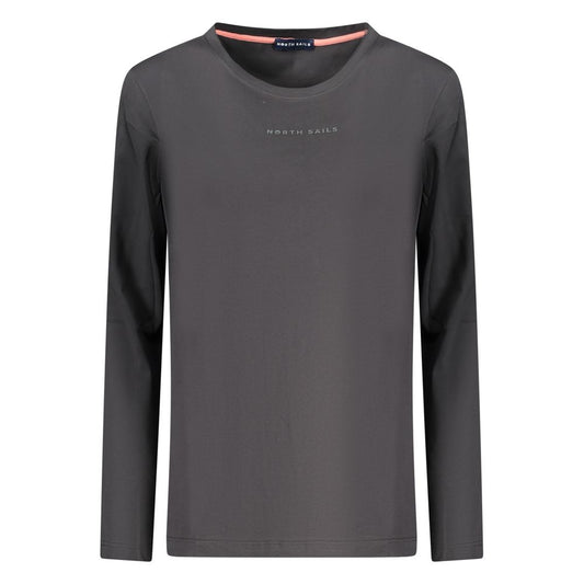 North Sails Black Cotton Women T-Shirt