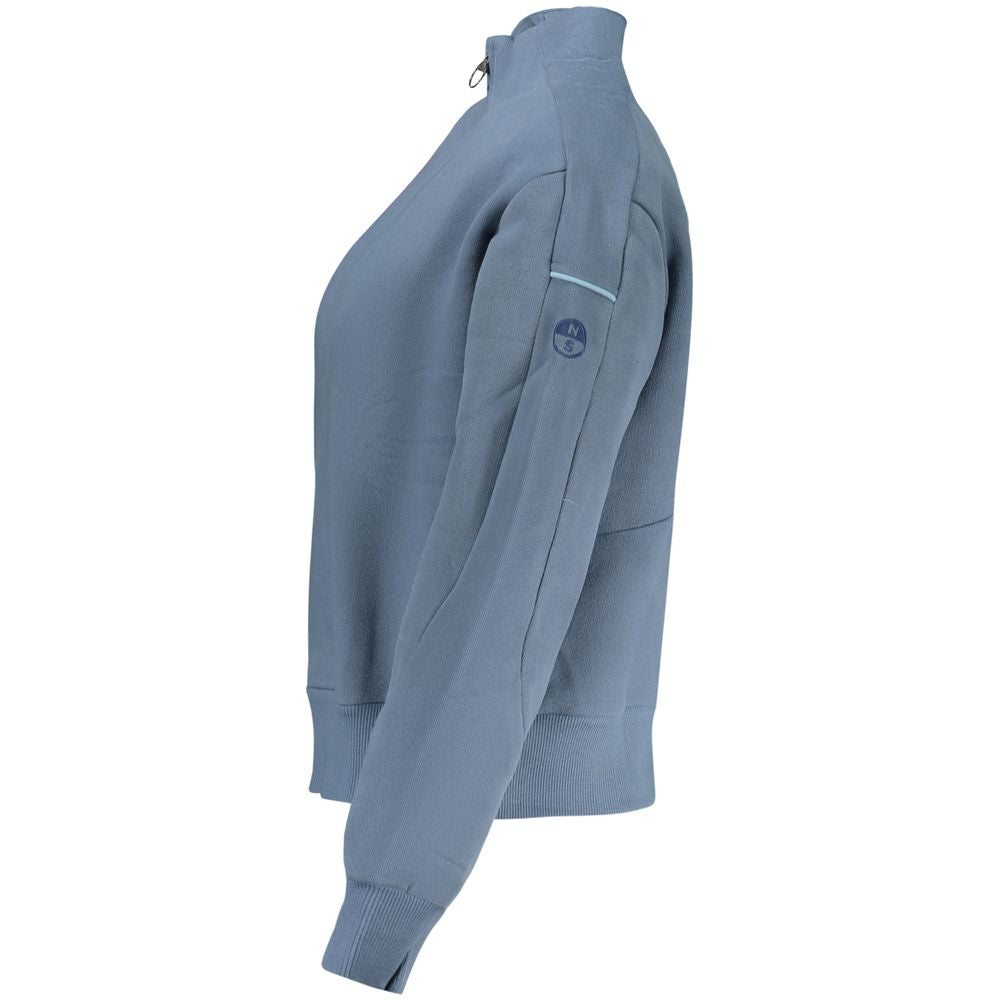 North Sails Blue Cotton Women's Sweatshirt