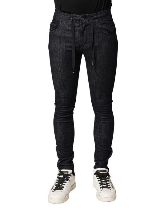 Dolce & Gabbana skinny jeans til mænd – sort