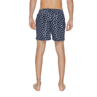 Nike Swim NESSE520 badeshorts med print – sort