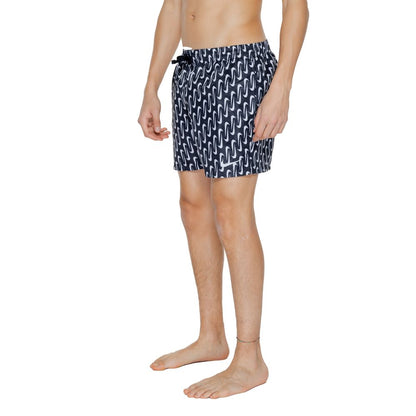 Nike Swim NESSE520 badeshorts med print – sort