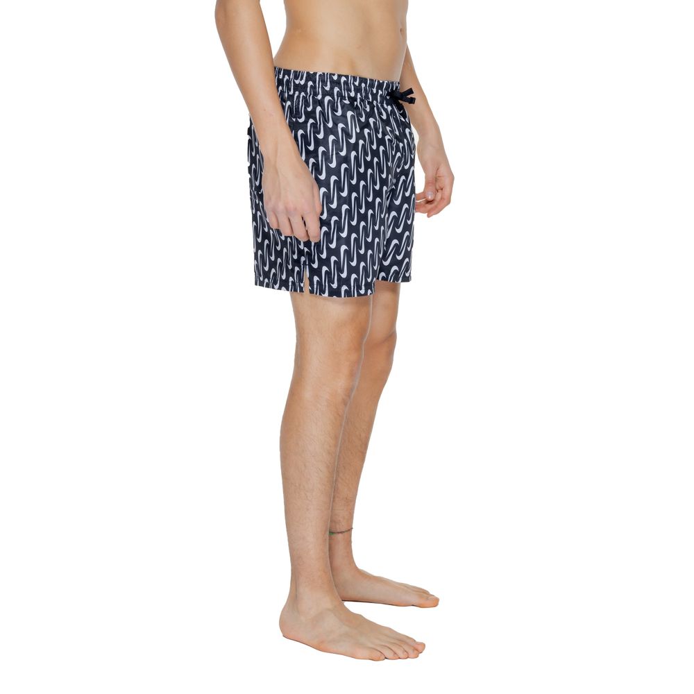 Nike Swim NESSE520 badeshorts med print – sort
