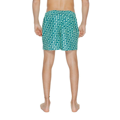 Nike Swim NESSE520 badeshorts med print – tofarvet