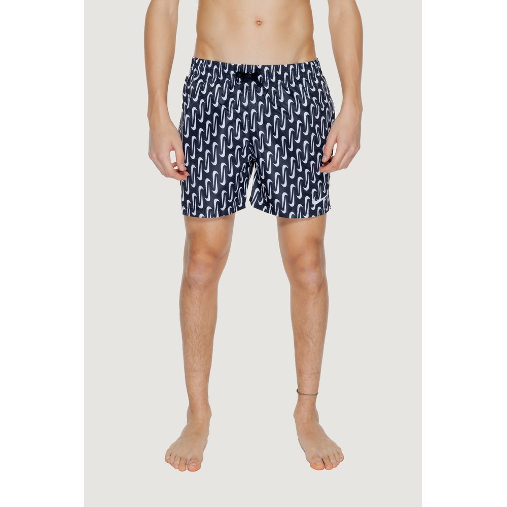 Nike Swim NESSE520 badeshorts med print – sort