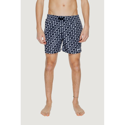 Nike Swim NESSE520 badeshorts med print – sort
