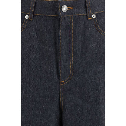 Givenchy Blue Cotton Casual Pants