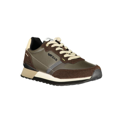 Gas Marrone Poliestere Men Sneaker