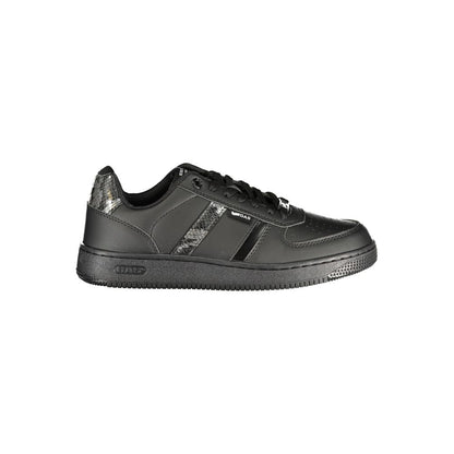 Gas Black Polyurethane Women's Sneaker