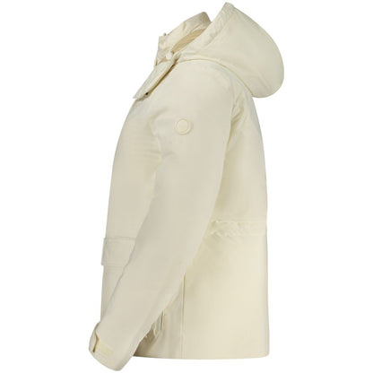 North Sails White Polyester Women Parka Jacket