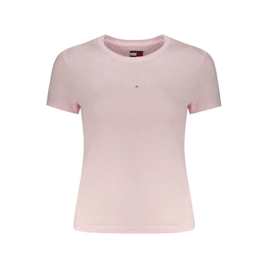 Tommy Hilfiger Rosa Cotton Women T-Shirt