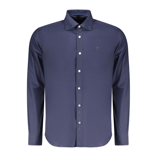 North Sails Blu Cotton Mens Shirt