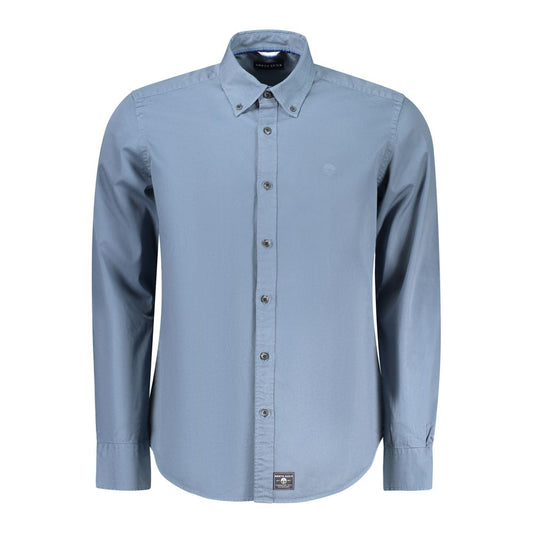 North Sails Blue Cotton Men Shirt