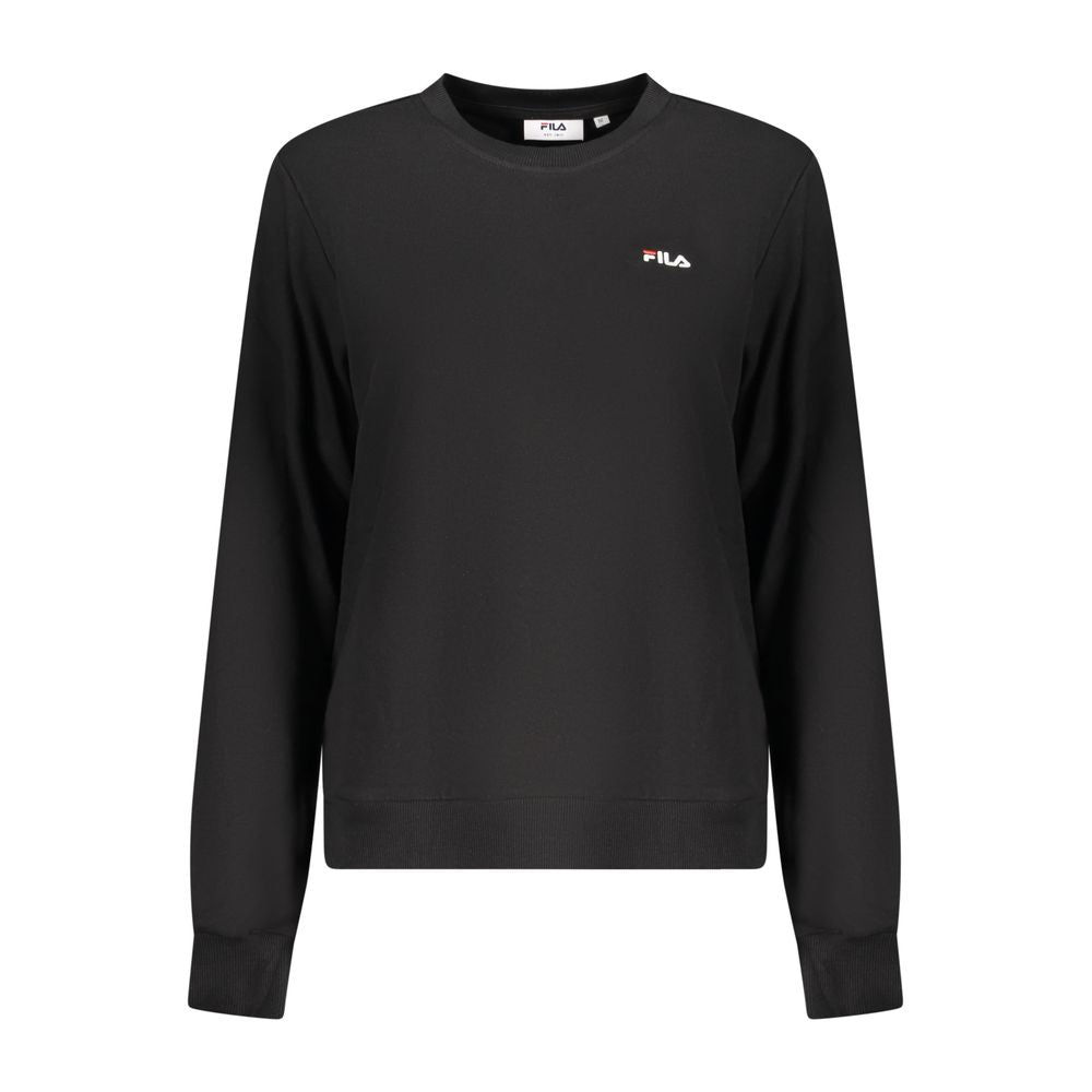 Fila Black Cotton Women Sweatshirt
