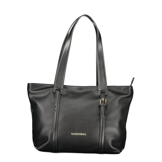 Mario Valentino Nero Polyurethane Women Shoulder Bag