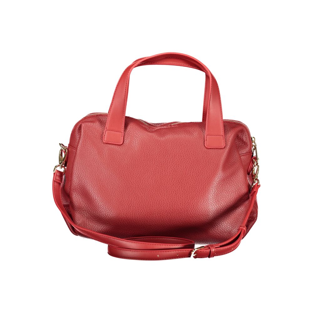 Mario Valentino Red Polyurethane Women Handbag
