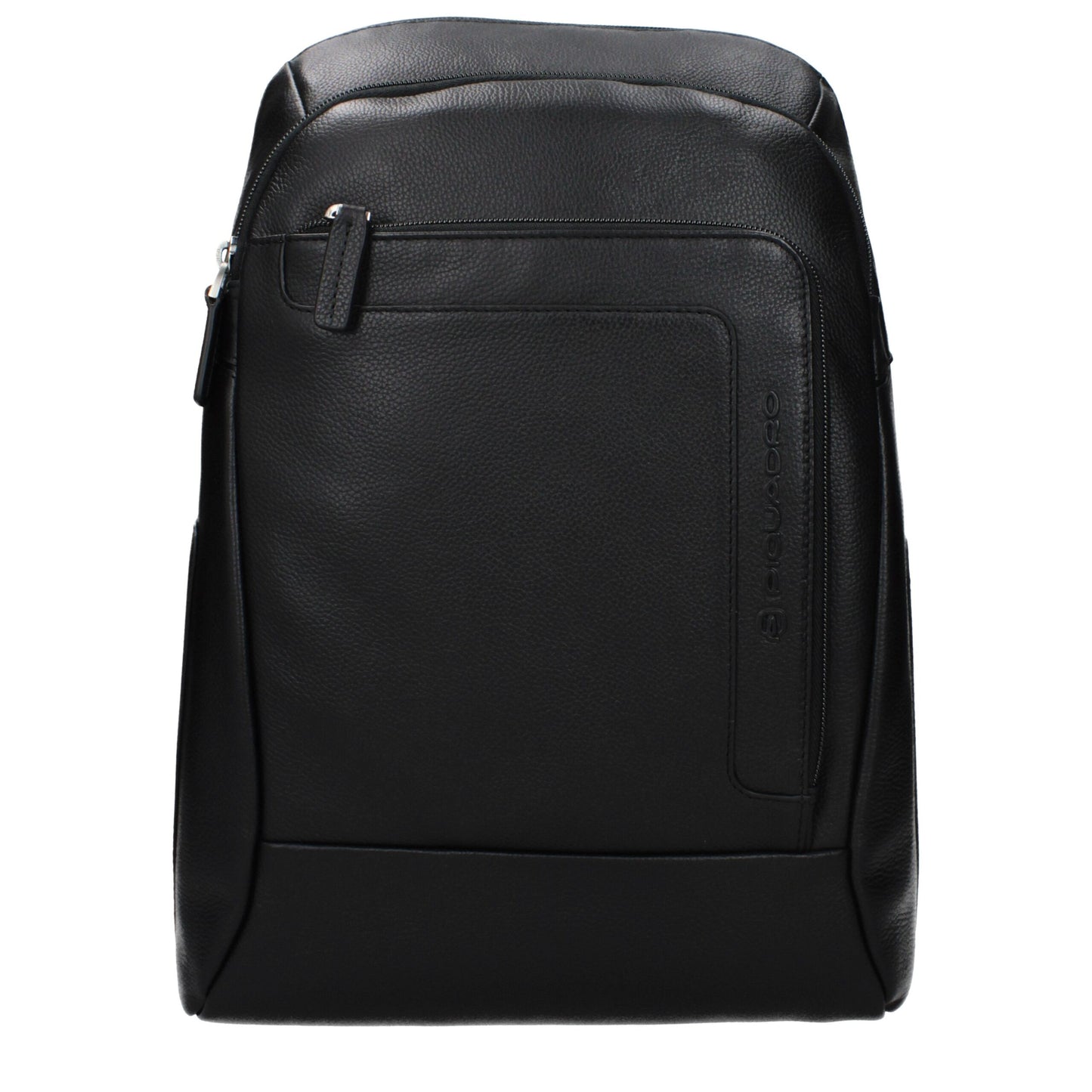 Piquadro Black Leather Backpack