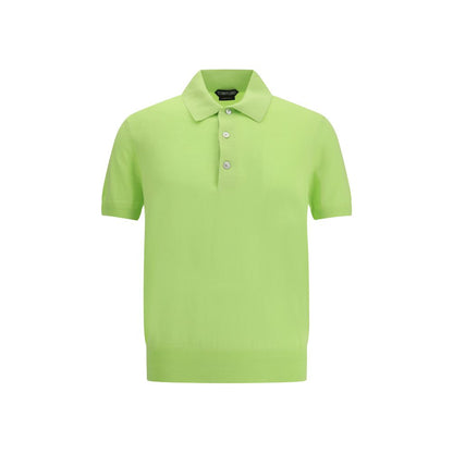 Tom Ford Bicolor Cotton Polo Shirt
