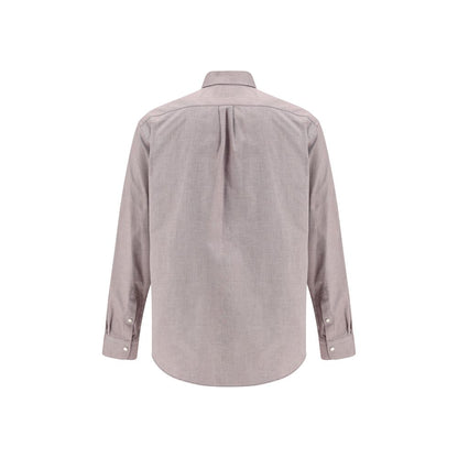 Fendi Bordeaux Cotton Shirt