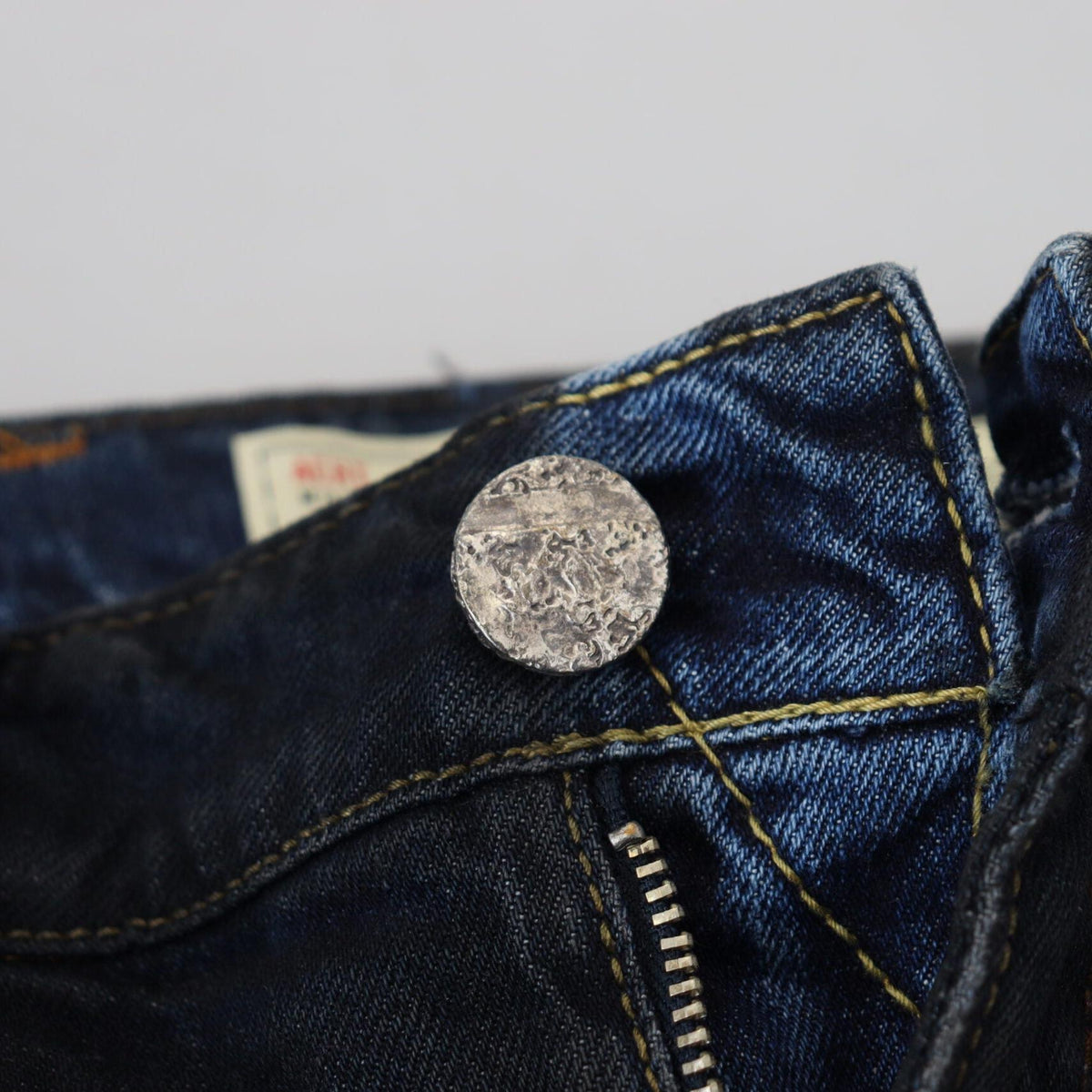Acht Blue Cotton Low Waist Slim Fit Women Casual Jeans