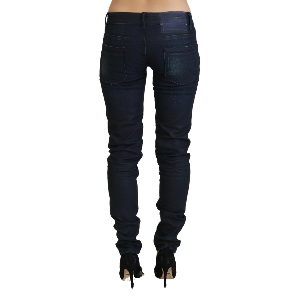 Acht Blue Low Waist Slim Fit Women Denim Jeans