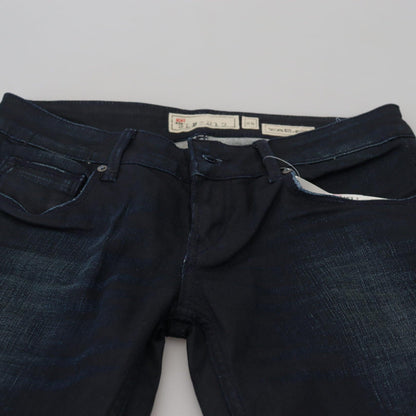 Acht Blue Low Waist Slim Fit Women Denim Jeans