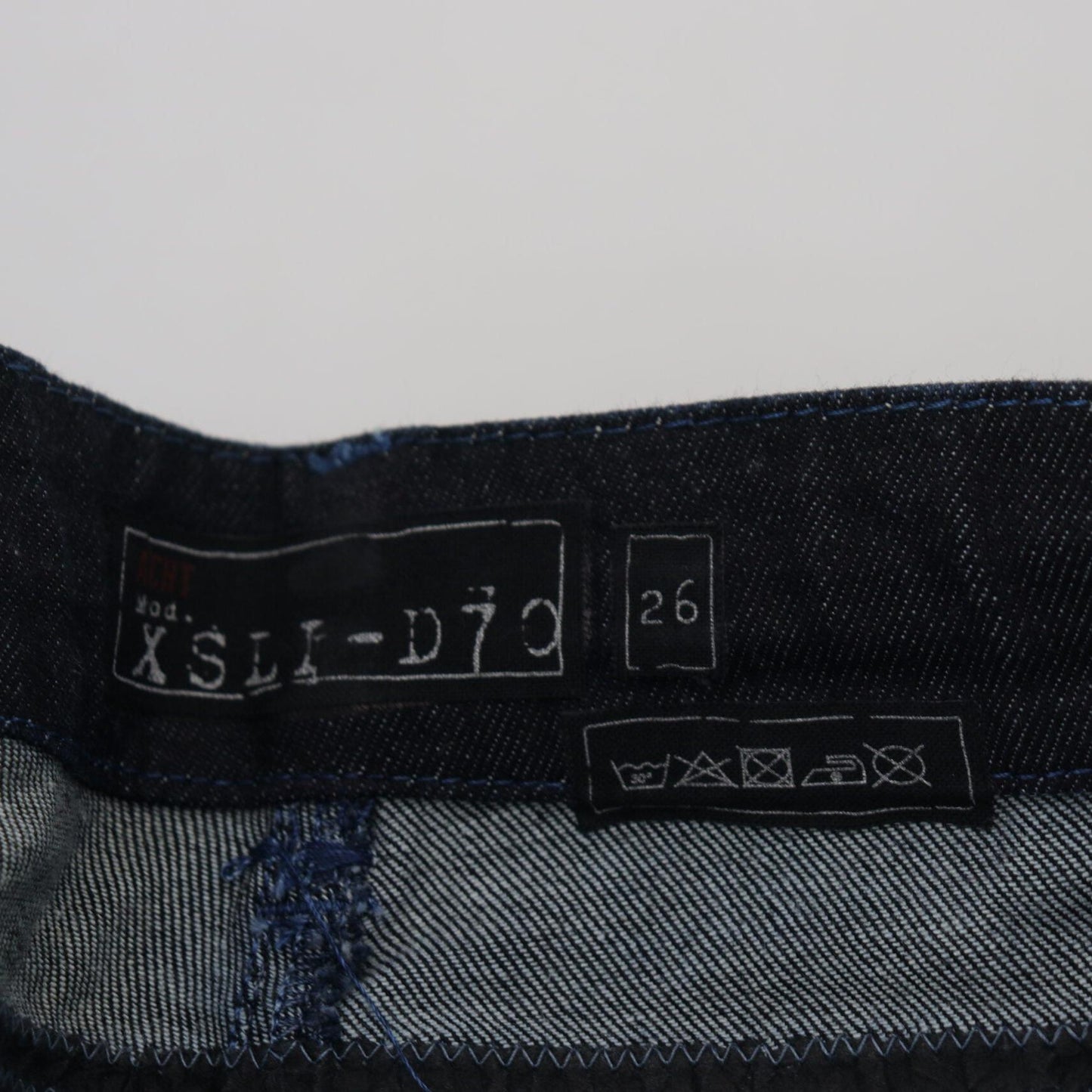 Acht Dark Blue Low Waist Slim Fit Women Denim Jeans