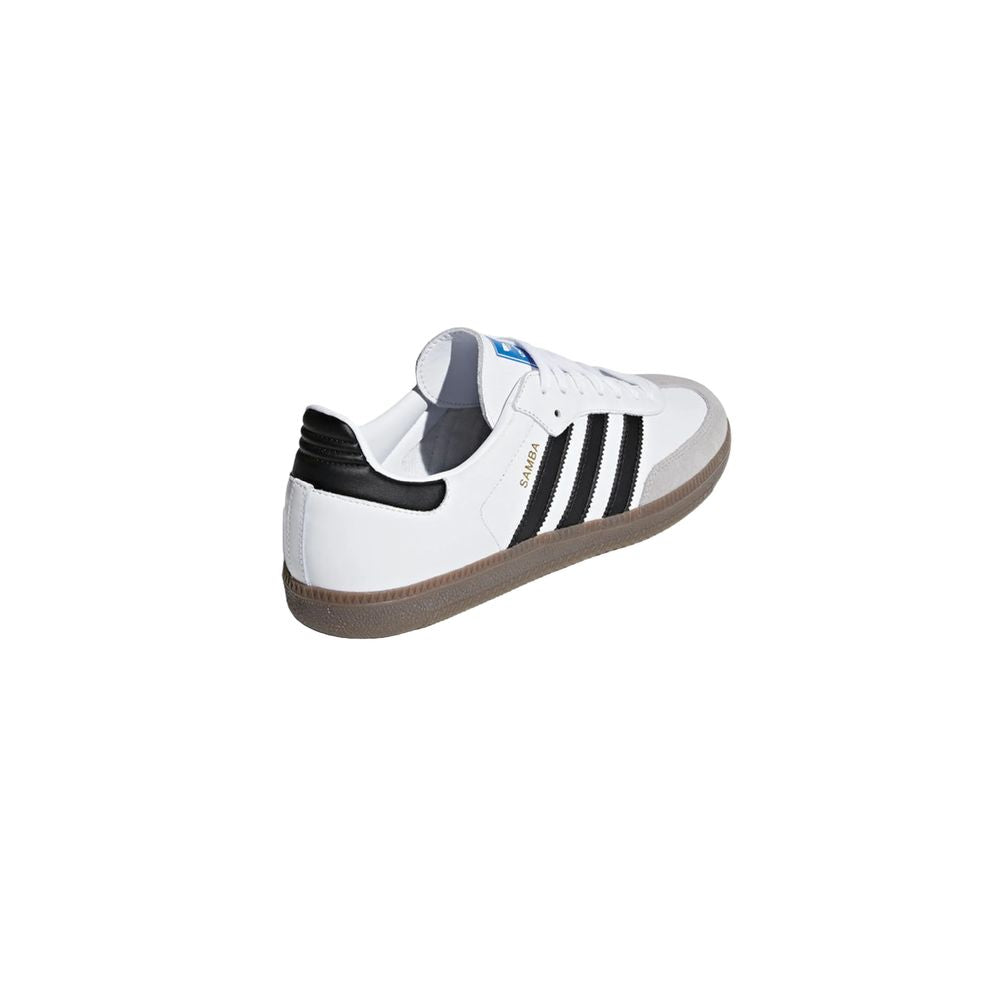 Adidas White Leather Sneakers-Modeoutlet