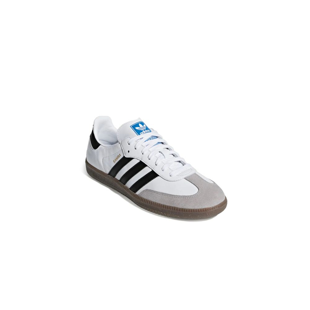 Adidas White Leather Sneakers-Modeoutlet