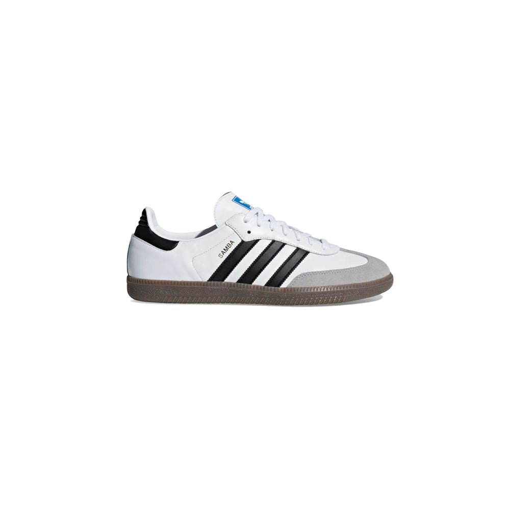 Adidas White Leather Sneakers-Modeoutlet