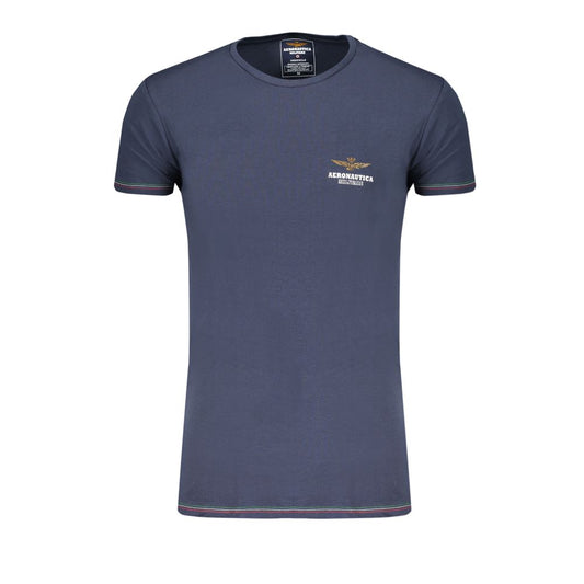 Aeronautica Militare Blue Cotton Men's Underwear T-Shirt