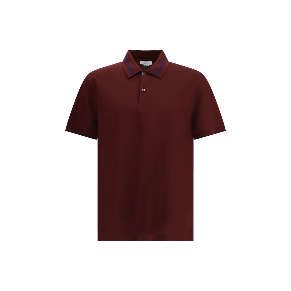 Alexander McQueen Polo with striped detail