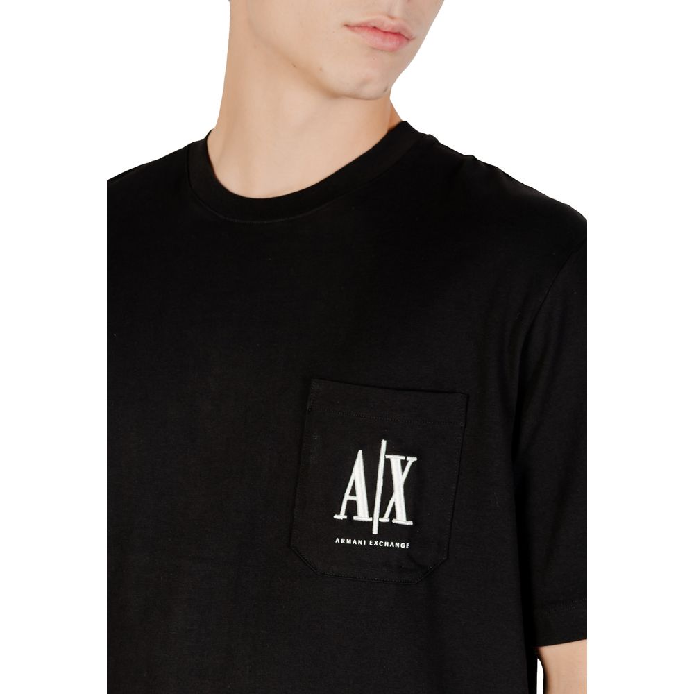 Armani Exchange Black Cotton Sportswear