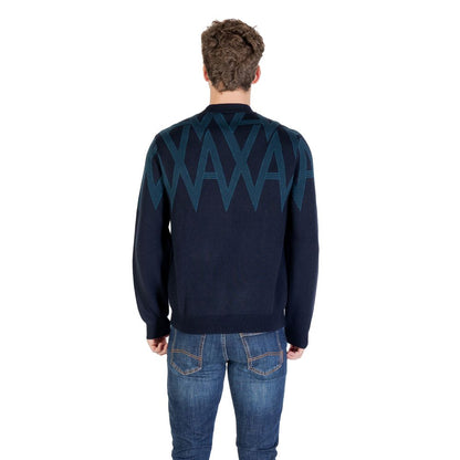 Armani Exchange Black Marabou Sweatshirt