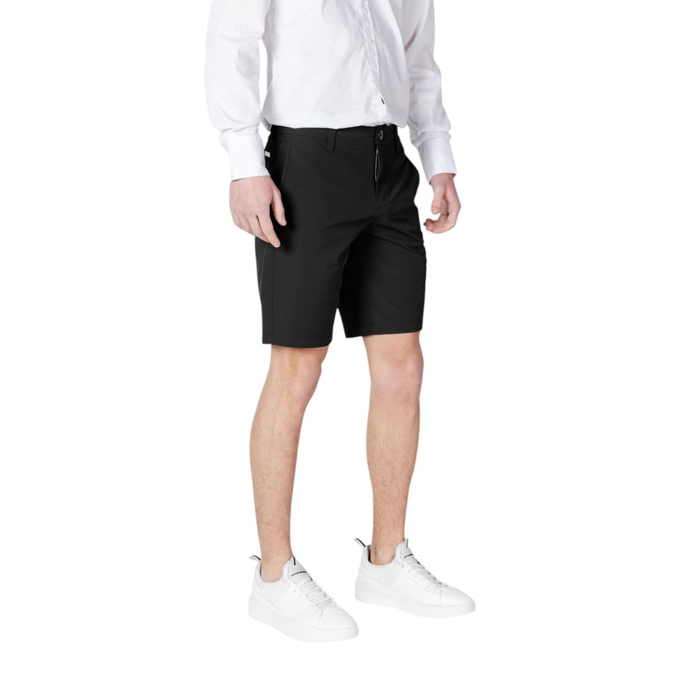 Armani Exchange Black Polyamide Bermuda
